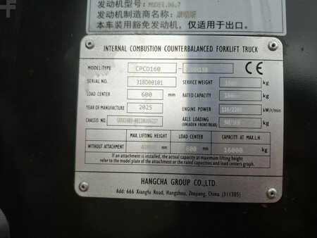 Diesel Forklifts 2025  HC (Hangcha) CPCD160-XRXH13B (4)
