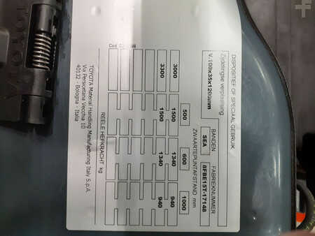 Elektromos 3 kerekű 2019  Toyota 8FBE15T (10)