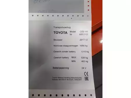 Plocktruckar vertikal 2017  Toyota OSE100 (7)