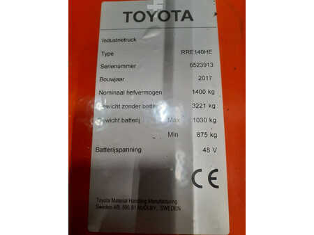 Tolóoszlopos targonca 2017  Toyota RRE140HE (19)