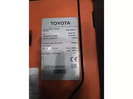 Carretilla retráctil 2018  Toyota RRE160HR (met buitenbanden) (9)