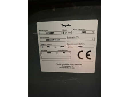 Elektromos 3 kerekű 2016  Toyota 8FBE20T (7)