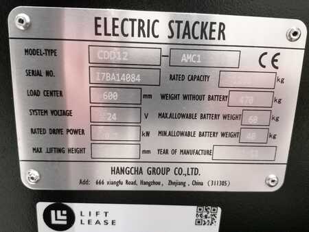 Apilador eléctrico 2022  HC (Hangcha) cdd12 (4) 