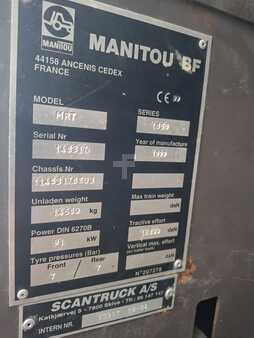 Teleskoptruck rundsving 1999  Manitou mrt 1850 (15)