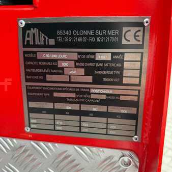 Chariots multidirectionnels 2018  Combilift [UltraForklifts] C5000XL Diesel *A/C Forks positioner* (12)