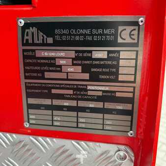 Four-way trucks 2018  Combilift [UltraForklifts] C5000XL Diesel *A/C Forks positioner* (12)
