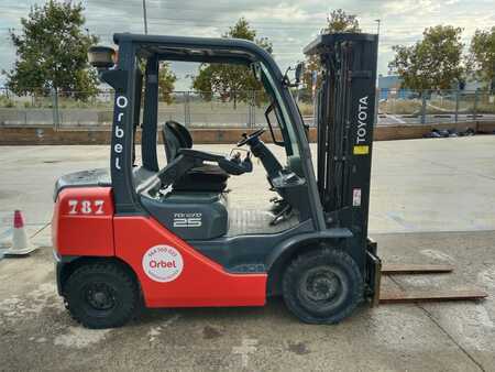 Empilhador diesel 2015  Toyota 02-8FDF25 (3)