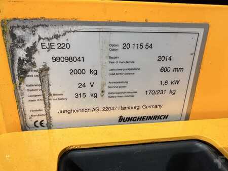 Lavtløftende truck 2014  Jungheinrich EJE 220 (4)