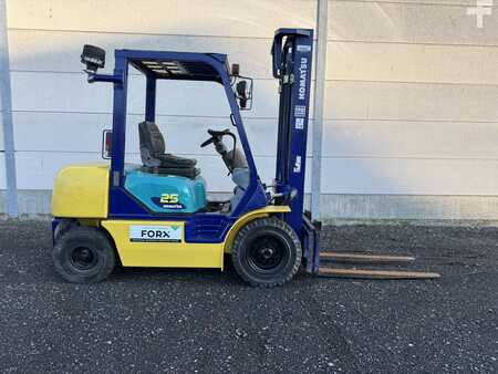 Diesel gaffeltruck 2004  Komatsu FD25T-14 (2)