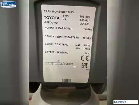 Hochhubwagen 2019  Toyota Orion SPE140s (6)