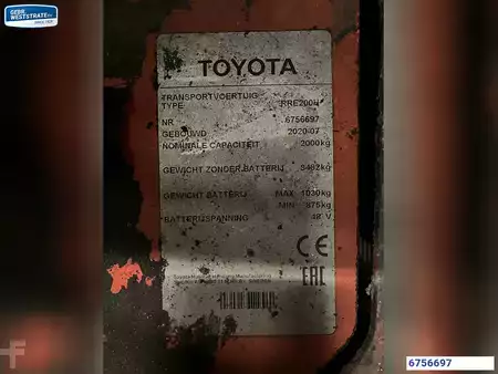 Tolóoszlopos targonca 2020  Toyota RRE200H (6)