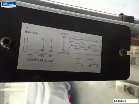 Hochhubwagen 2011  Toyota SWE100 (5)