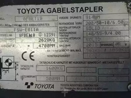 Elektro 3 Rad 2015  Toyota 8FBET18 (7)