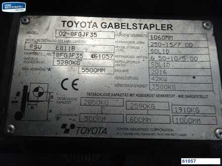 Gas gaffeltruck 2016  Toyota 02-8FGJF35 (8)