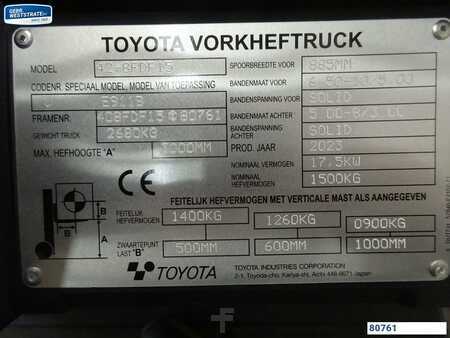 Carretilla elevadora diésel 2023  Toyota 40-8FDF15 (10)