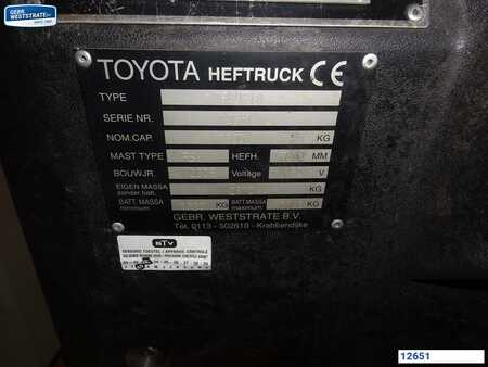 4-wiel elektrische heftrucks 2005  Toyota 7FBMF18 (7)