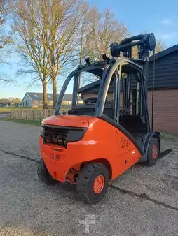 Diesel gaffeltruck 2008  Linde h35d (4)