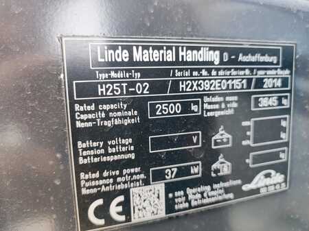 LPG Forklifts 2014  Linde H25-02 (9)