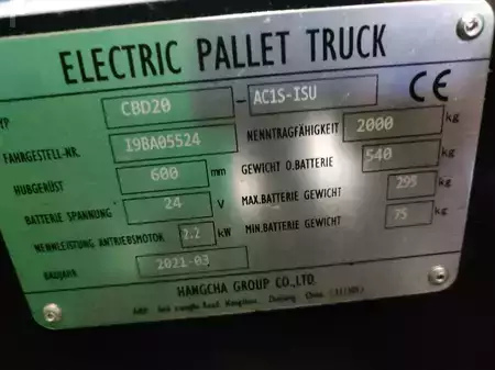 El-pallevogn 2021  HC (Hangcha) CBD20-AC1S-ISU (5)