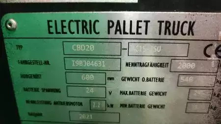 El-pallevogn 2020  HC (Hangcha) CBD20-AC1S-ISU (5)