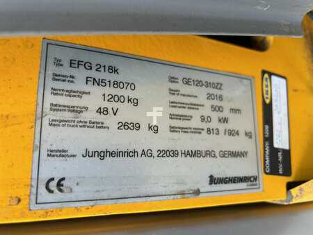 Elektrisk- 3 hjul 2016  Jungheinrich EFG218k (5)