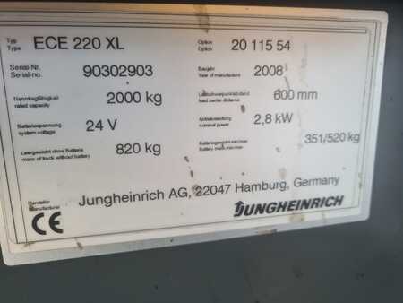 Niederhubwagen 2008  Jungheinrich ECE220XL mit Video (6)