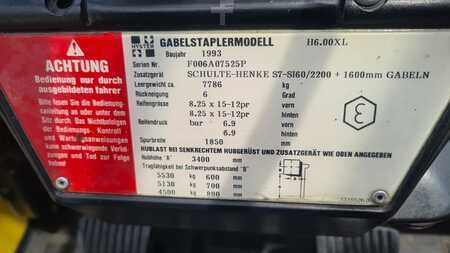 Treibgasstapler 1993  Hyster H6.00 XL (13)