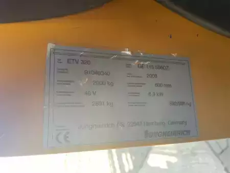 Schubmaststapler 2008  Jungheinrich ETV320 (7)
