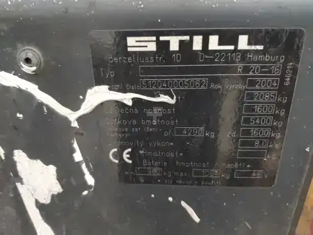 Elektro tříkolové VZV 2004  Still R20-16 - no runner (3)