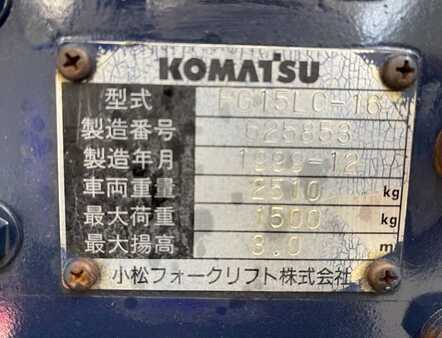 Eléctrica de 4 ruedas 1999  Komatsu FG15LC-16 (10)