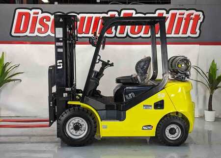4 Wheels 2024  UN Forklift FL25T-NJX2 (2)