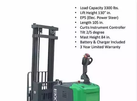 Apilador eléctrico 2026  Ekko EK14S-130LI (8)