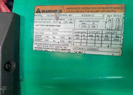 Eléctrica de 4 ruedas 2014  Mitsubishi FBC25N2 (7)