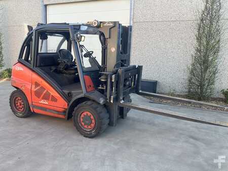 Diesel gaffeltruck 2008  Linde h40d (5)