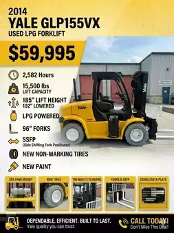 Propane Forklifts 2014  Yale GLP155VX (2)