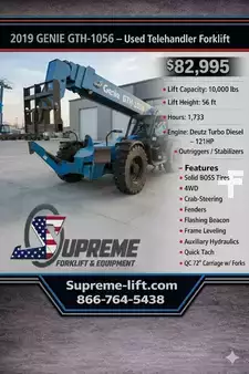 Telehandler Fixed 2019  Genie GTH-1056 (2)