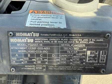 Propane Forklifts 2017  Komatsu FG25ST-16 (9)
