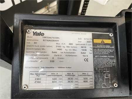 4-wiel elektrische heftrucks 2001  Yale ERP25ALF (7)