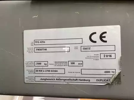 Carretilla elevadora GLP 2016  Jungheinrich TFG425s (7)