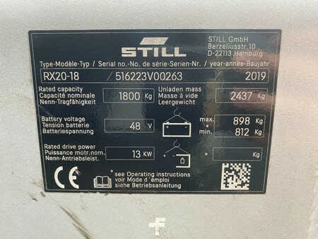 Elektrisk- 4 hjul 2019  Still RX20-18 (7)