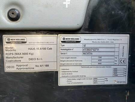 Telescopic forklift rigid 2011  New Holland LM5030 (7)