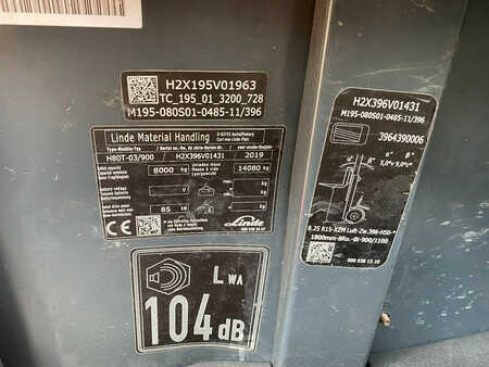 LPG VZV 2019  Linde H80T-03/900 (8)