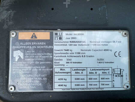 Dieselový VZV 2003  Hyster H4.50XM Diesel (7)