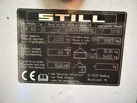 Elektro čtyřkolový VZV 2019  Still RX60-30 (8)