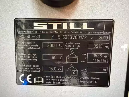 Elektro čtyřkolový VZV 2019  Still RX60-30 (8)