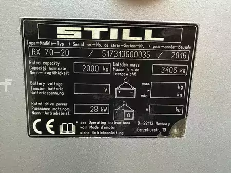 Diesel heftrucks 2016  Still RX70-20 (7)