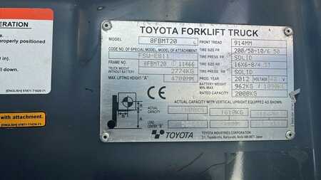 Elettrico 4 ruote 2012  Toyota 8FBMT20 (5)