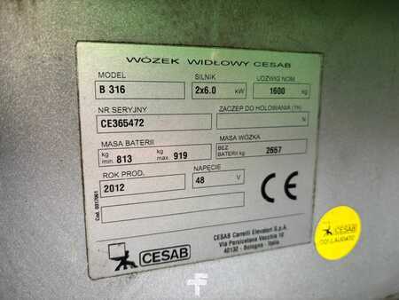 Eléctrico - 3 rodas 2012  Cesab B 316 (6)