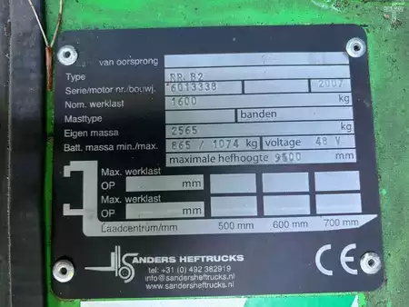 Carretilla retráctil 2007  Cesab RRB2 (6)