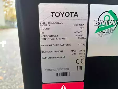 Horisontaalinen ordreplukker 2021  Toyota OSE250P (5)